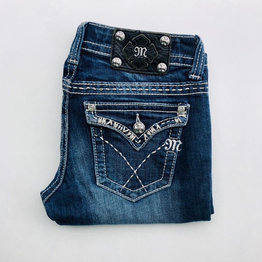 Miss Me Boot Cut Jeans | Size 26 | Bling